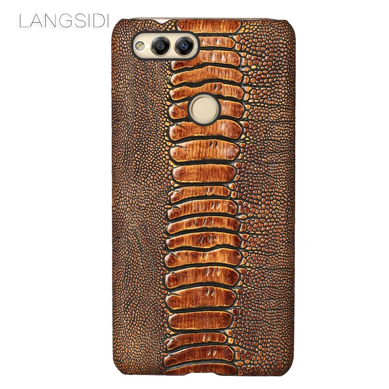 wangcangli brand phone case ostrich foot grain half-wrapped phone case For Huawei Honor 7X phone case handmade custom processing
wangcangli brand phone case ostrich foot grain half-wrapped phone case For Huawei Honor 7X phone case handmade custom processing