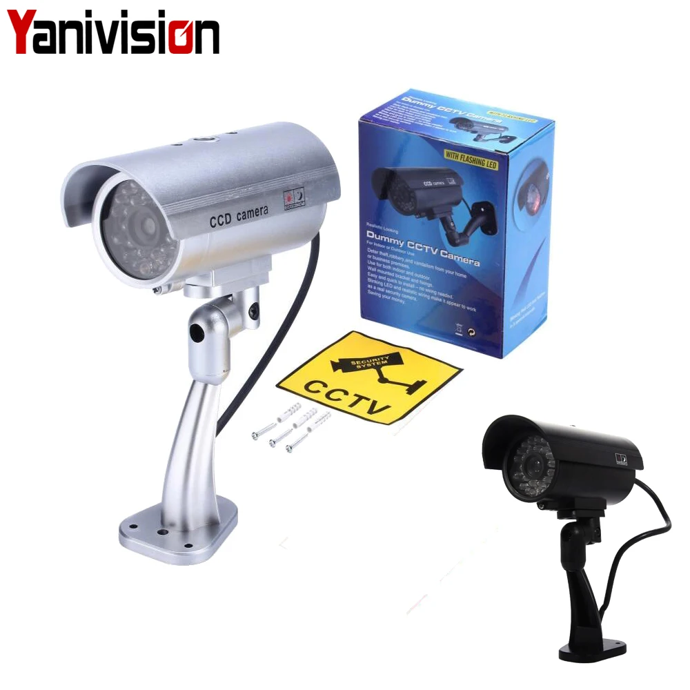 Fake Dummy Camera Bullet Waterproof Outdoor Indoor Security CCTV Surveillance Camera Flashing Red LED Free Shipping
Fake Dummy Camera Bullet Waterproof Outdoor Indoor Security CCTV Surveillance Camera Flashing Red LED Free Shipping