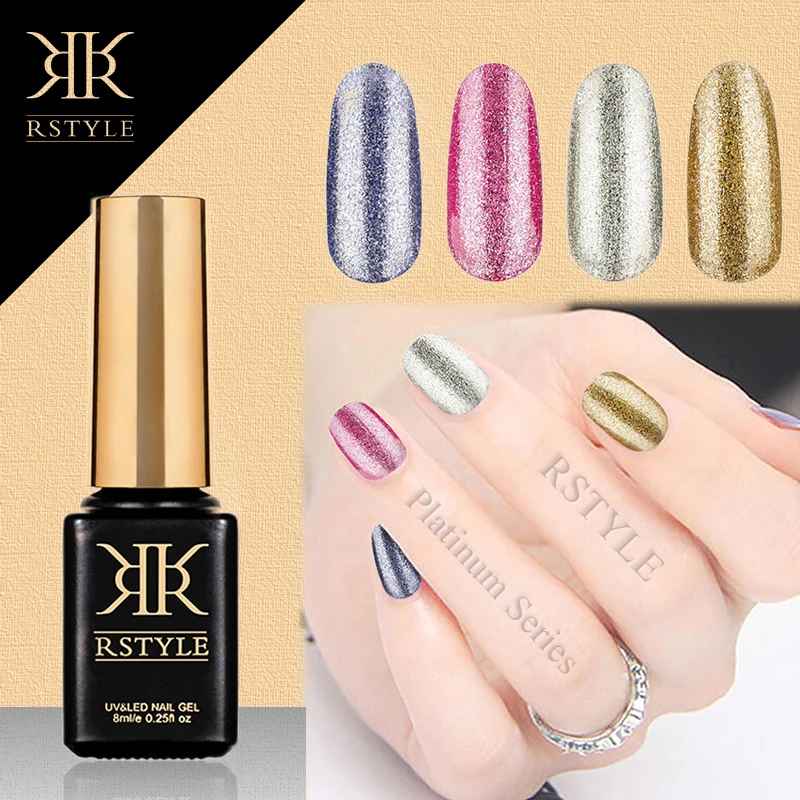 RSTYLE 8ml Women Gel Nail Polish UV Color Bright Platinum Series Gel Polish UV Nail Art LED Soak-Off
RSTYLE 8ml Women Gel Nail Polish UV Color Bright Platinum Series Gel Polish UV Nail Art LED Soak-Off