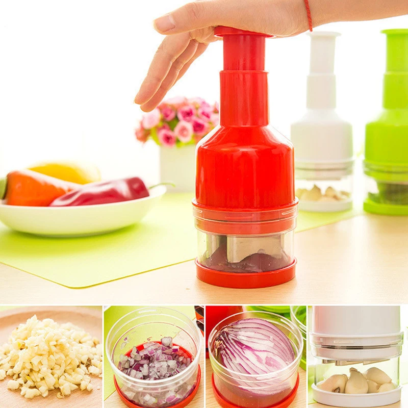 Onion Slicer Multifunction Kitchen Vegetable Chopper Creative Hand Garlic Press (Random color)
Onion Slicer Multifunction Kitchen Vegetable Chopper Creative Hand Garlic Press (Random color)