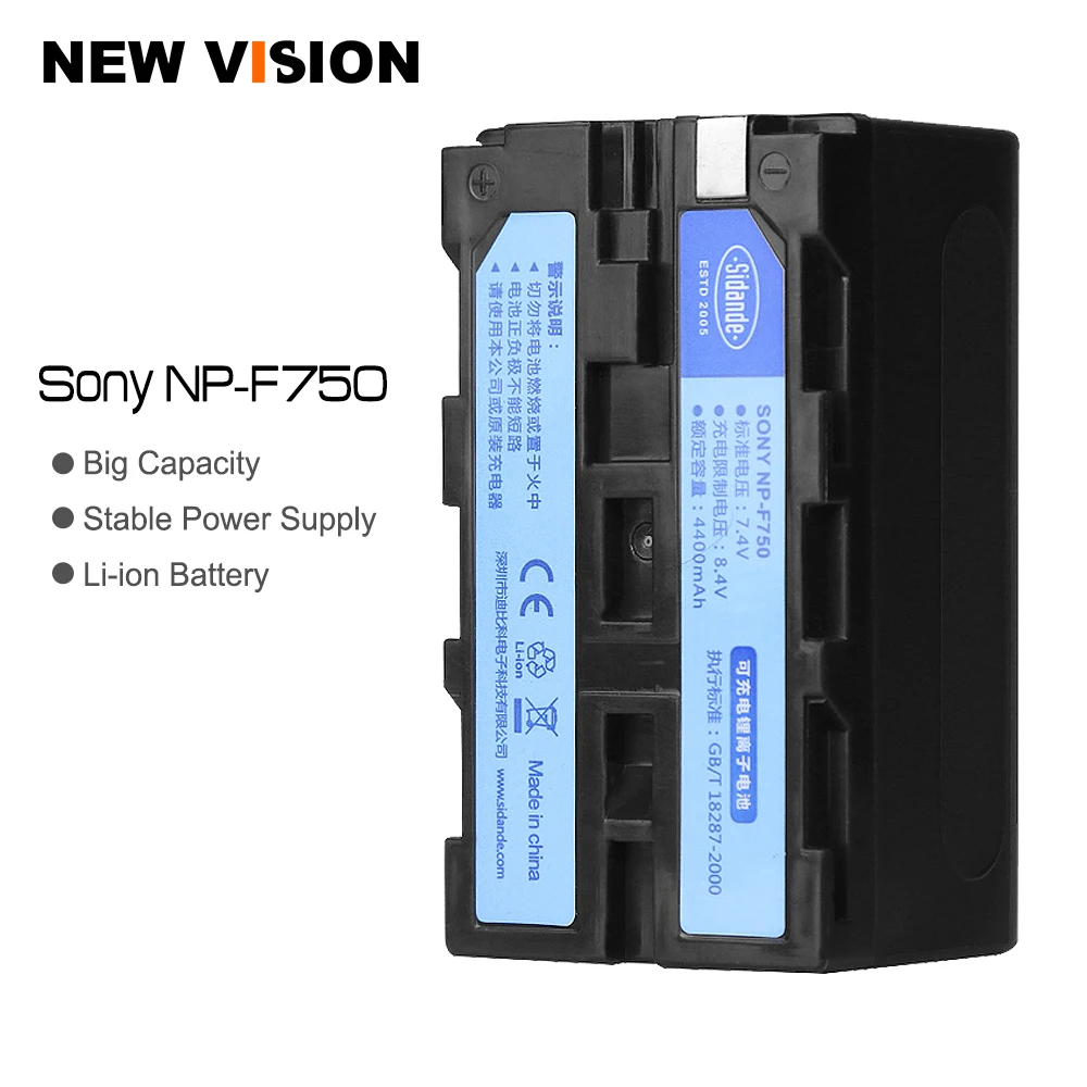 NP F750 NP-F770 NP-F750 NP-F730 4400mAh Rechargeable Li-ion Camera Battery for Yongnuo Godox LED Light
NP F750 NP-F770 NP-F750 NP-F730 4400mAh Rechargeable Li-ion Camera Battery for Yongnuo Godox LED Light
