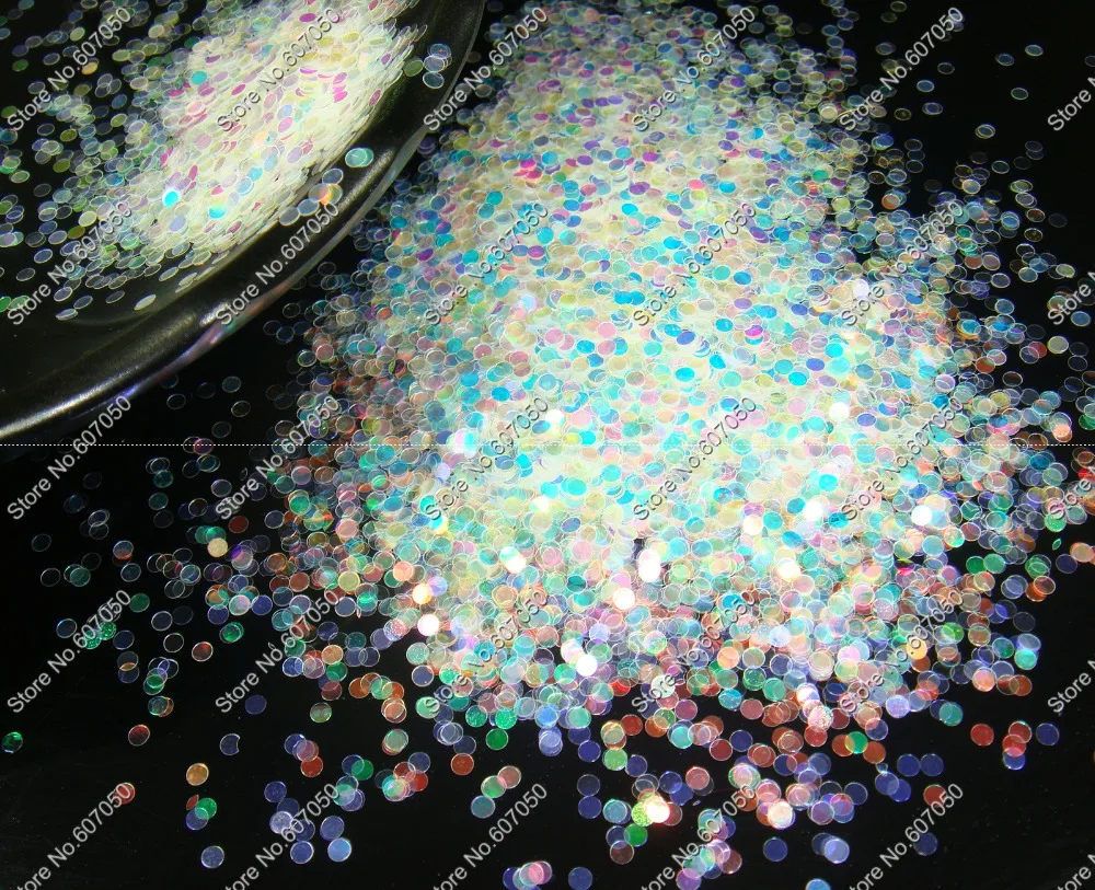 2MM Iridescent White with Colorful Light Tints Glitter Round Dot Paillette Spangle Shapes for Nail Art Glitter Craft Decoration
2MM Iridescent White with Colorful Light Tints Glitter Round Dot Paillette Spangle Shapes for Nail Art Glitter Craft Decoration