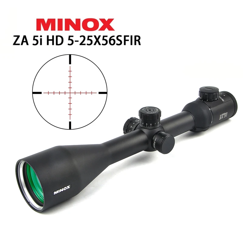 

MINOX HD ZA5I 5-25x56 SF Tactical Optical Rifle Scope Front Sight Riflescope Hunting Scopes for Airsoft Air Guns