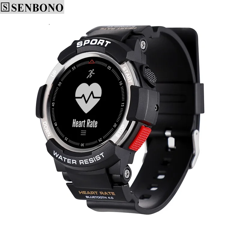 SENBONO F6 Smart Watch IP68 Waterproof Smartwatch GPS Watch For Men Sleep Monitor Remote Camera Wearable Devices for iOS Android
SENBONO F6 Smart Watch IP68 Waterproof Smartwatch GPS Watch For Men Sleep Monitor Remote Camera Wearable Devices for iOS Android