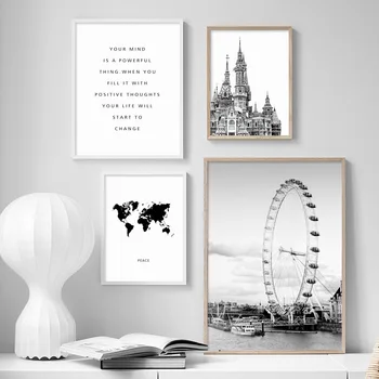 Black White World Map Ferris Wheel Castle Wall Art Canvas Painting Nordic Posters And Prints Wall Pictures For Living Room Decor
Black White World Map Ferris Wheel Castle Wall Art Canvas Painting Nordic Posters And Prints Wall Pictures For Living Room Decor