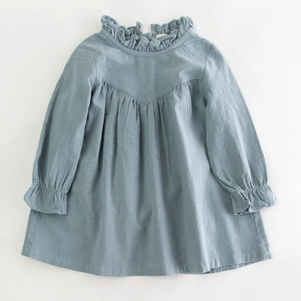 Baby Girl Long Sleeve Dress Children Spring Cotton Linen Dress Vintage Loose Shirt Dresses Quality Kids Blouse Autumn Clothes
Baby Girl Long Sleeve Dress Children Spring Cotton Linen Dress Vintage Loose Shirt Dresses Quality Kids Blouse Autumn Clothes