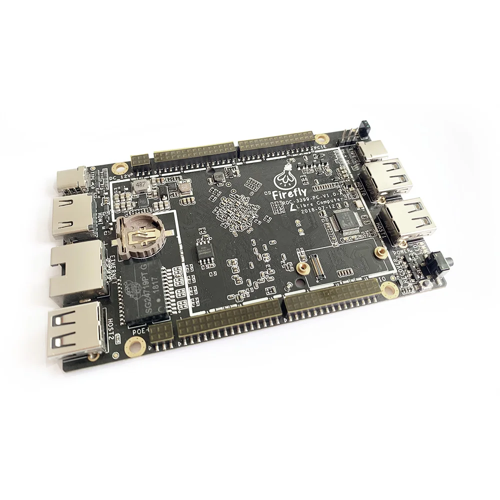 Firefly ROC RK3399 PC Based on server-level ARM Cortex A72 architecture, Run with Android 8.1 &Ubuntu 18.04, Support PD 2.0 & PO
Firefly ROC RK3399 PC Based on server-level ARM Cortex A72 architecture, Run with Android 8.1 &Ubuntu 18.04, Support PD 2.0 & PO