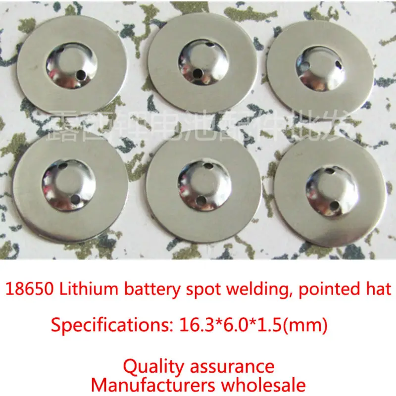 Manufacturers wholesale 18650 lithium battery anode can spot 18650 lithium battery cap pointed tip cap
Manufacturers wholesale 18650 lithium battery anode can spot 18650 lithium battery cap pointed tip cap