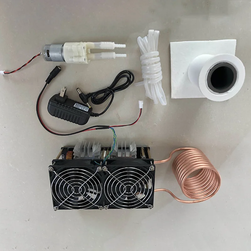 1800W ZVS Induction Heater Induction Heating PCB Board High frequency Heating Machine Melted Metal + Coil Mayitr+ Crucible+Pump
1800W ZVS Induction Heater Induction Heating PCB Board High frequency Heating Machine Melted Metal + Coil Mayitr+ Crucible+Pump