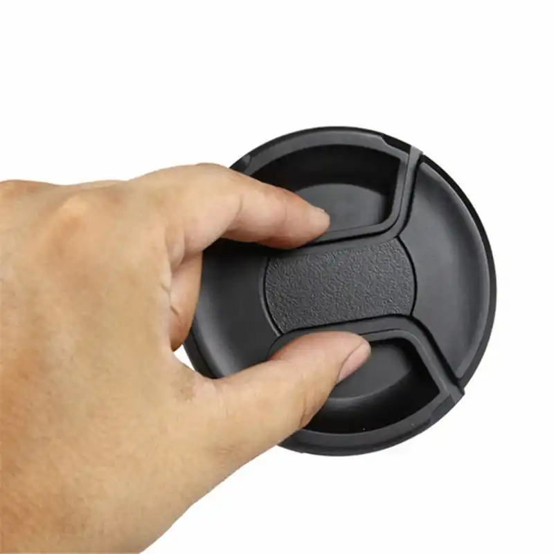 Microfiber Cloth 55mm + Lens Cap Lens Cap Center Pinch for Canon EOS 6D