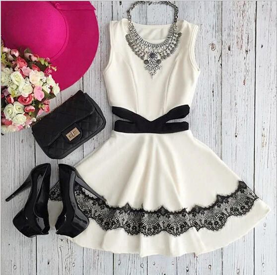 Kawaii Cute Chiffon Mini Dress 2016White Ball Gown Bayan Elbise Vestiti Donna Elegant Vestido Corto Abiye Roupas Moda MujerAX47
Kawaii Cute Chiffon Mini Dress 2016White Ball Gown Bayan Elbise Vestiti Donna Elegant Vestido Corto Abiye Roupas Moda MujerAX47