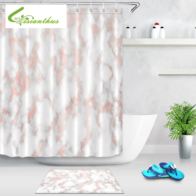 Waterproof Shower Curtain with 12 Hooks Marble Texture Printed Bathroom Polyester Curtains High Quality Bath Curtain /Carept
Waterproof Shower Curtain with 12 Hooks Marble Texture Printed Bathroom Polyester Curtains High Quality Bath Curtain /Carept