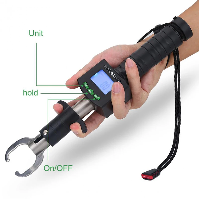 Fishing Gripper W/ Digital Scale +Tape Measure Fish Grip Controller Grabber Two Fingers Control Hand Protect Weight The Fish
Fishing Gripper W/ Digital Scale +Tape Measure Fish Grip Controller Grabber Two Fingers Control Hand Protect Weight The Fish