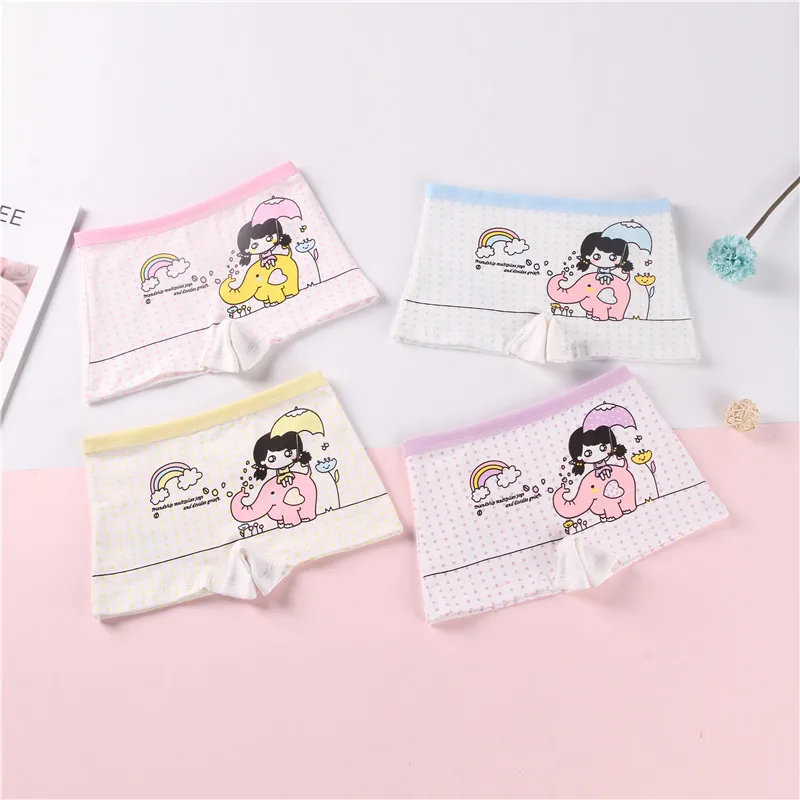 4Pcs/lot New Panties for Girl 2-12Y Soft Cotton Children Girls Underwear Cute Cartoon Girls Boxer Briefs Pantie Kids Clothing
4Pcs/lot New Panties for Girl 2-12Y Soft Cotton Children Girls Underwear Cute Cartoon Girls Boxer Briefs Pantie Kids Clothing
