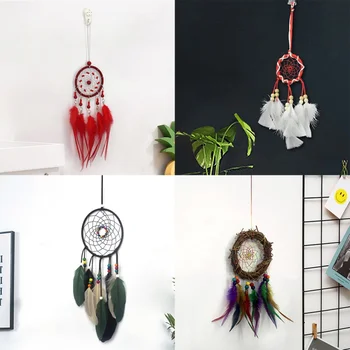 Vintage Red Home Decoration Retro Feather Dream Catcher Circular Feathers Wall Hanging Dreamcatchers Decor For Car Habitacion
Vintage Red Home Decoration Retro Feather Dream Catcher Circular Feathers Wall Hanging Dreamcatchers Decor For Car Habitacion