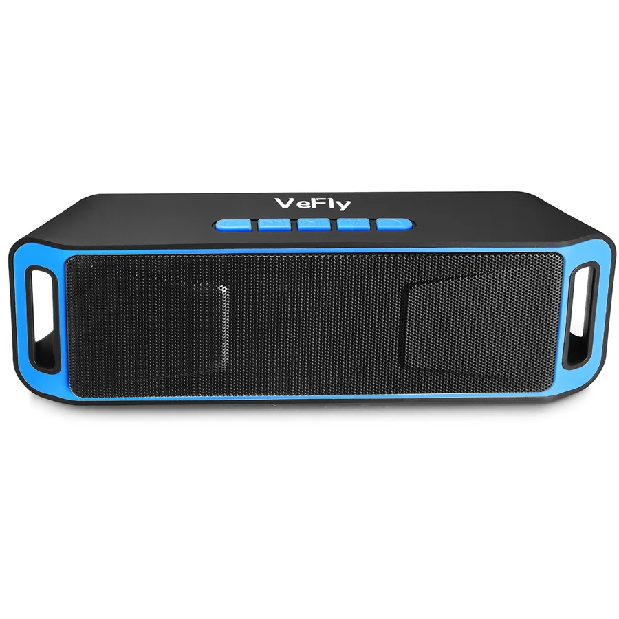 VeFly Wireless 4.2 Bluetooth Speaker, column Stereo Subwoofer USB Speakers computer TF Built-in Mic Bass mp3 player Sound Box 9