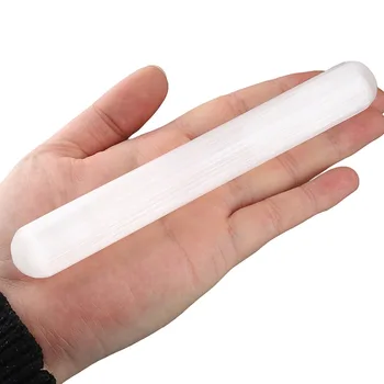 TUMBEELLUWA Natural Selenite Carved Round End Smooth Polished Crystal Wand Healing Chakra 6"-7"
TUMBEELLUWA Natural Selenite Carved Round End Smooth Polished Crystal Wand Healing Chakra 6"-7"