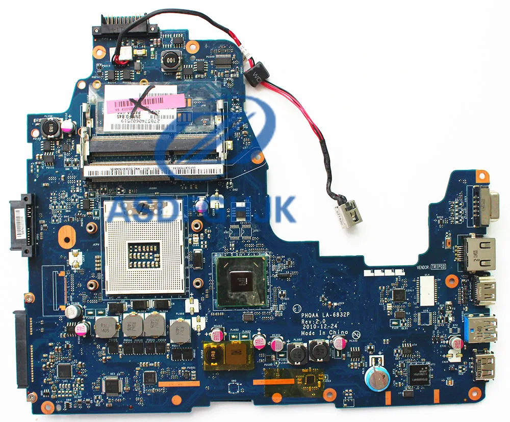 Laptop Motherboard For Toshiba Satellite P750 P755 PHQAA LA-6832P REV2.0 HM65 DDR3 Integrated 100% Test Ok
Laptop Motherboard For Toshiba Satellite P750 P755 PHQAA LA-6832P REV2.0 HM65 DDR3 Integrated 100% Test Ok