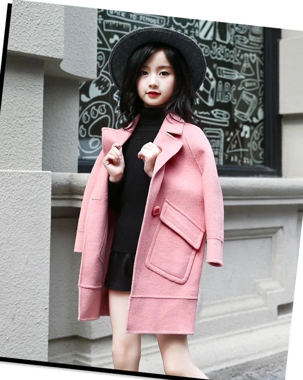 Fashionable 2018 baby girls clothes spring and autumn suit woolen overcoat with wool and thick medium - length woolen overcoat
Fashionable 2018 baby girls clothes spring and autumn suit woolen overcoat with wool and thick medium - length woolen overcoat