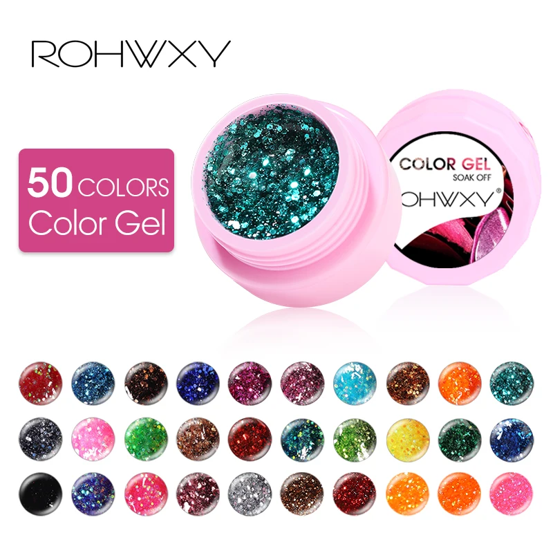 ROHWXY Glitter Nail Gel Hybrid Varnishes Nail Polish 5ml Soak Off Platinum Painting Nails Art Poly UV Gel Varnish For Manicure
ROHWXY Glitter Nail Gel Hybrid Varnishes Nail Polish 5ml Soak Off Platinum Painting Nails Art Poly UV Gel Varnish For Manicure