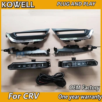 KOWELL Car Styling for Honda CRV 2017-2018 fog light for CRV daylight for CRV update fog light , LED fog light , for one car
KOWELL Car Styling for Honda CRV 2017-2018 fog light for CRV daylight for CRV update fog light , LED fog light , for one car