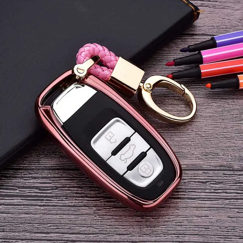 TPU Remote Holder Case for Audi A4 B6 B8 B7 B5 A6 C5 C6 A5 A7 A8 Q5 S7 S8 S5 Auto Car Key Case Cover Key Shell Bag Accessories
TPU Remote Holder Case for Audi A4 B6 B8 B7 B5 A6 C5 C6 A5 A7 A8 Q5 S7 S8 S5 Auto Car Key Case Cover Key Shell Bag Accessories