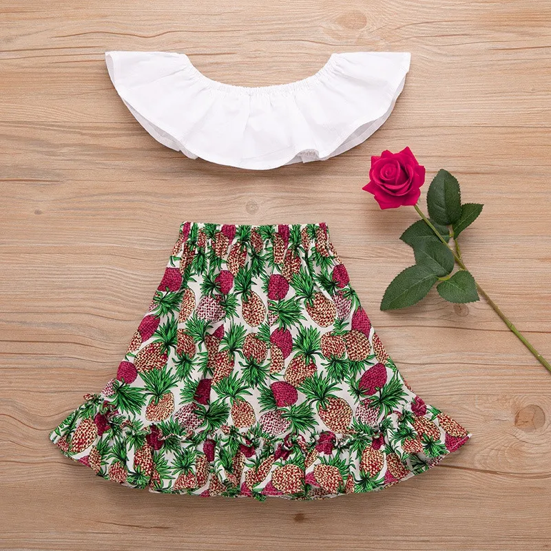 NASHAKAITE-Mother-and-Daughter-Clothes-Boho-Pineapple-Print-Off-Shoulder-Top-Skirt-Mommy-and-me-clothes (2)