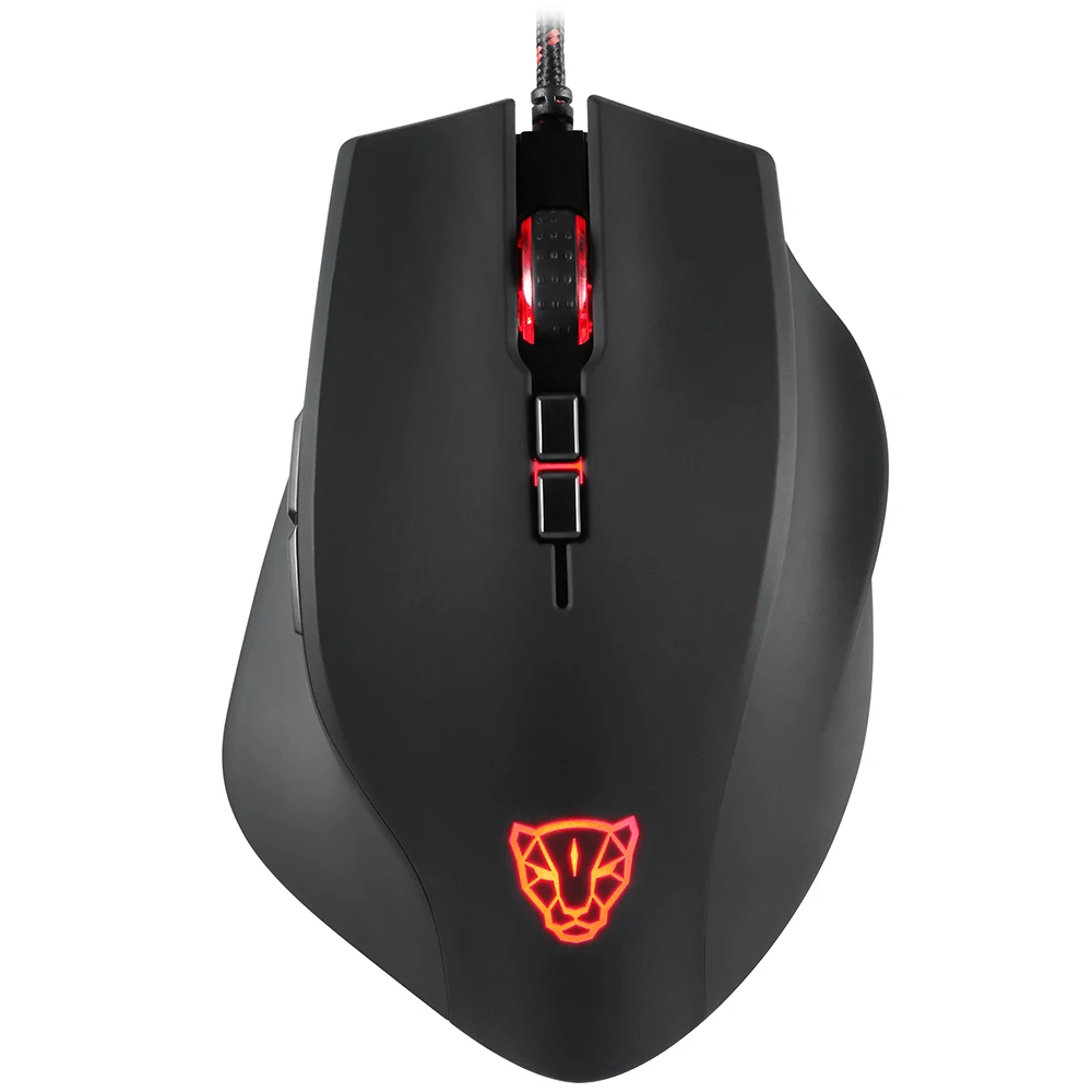 Motospeed V80 RGB Profissional 5000 Точек на дюйм Игры Геймер Мышь USB компьютера Wried оптическая