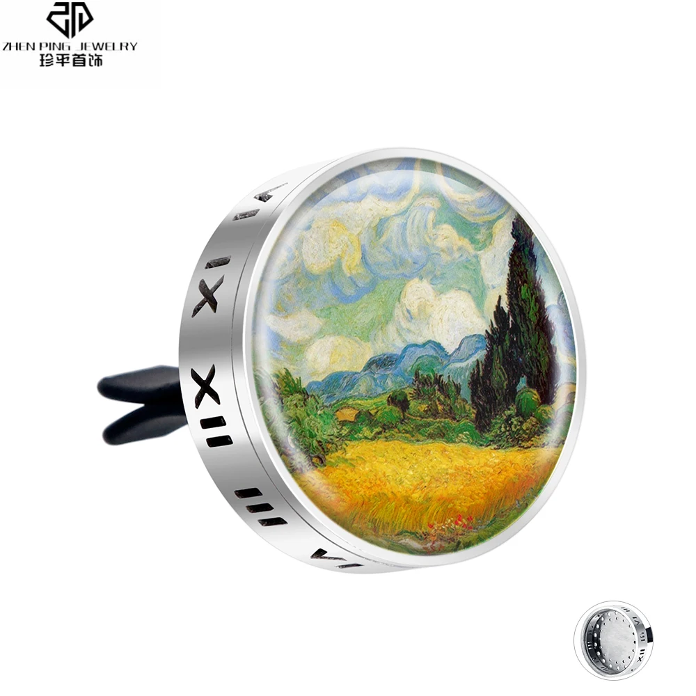 Aromatherapy Car Diffuser Locket Famous Painting Enamel Charms Perfume Diffuser Air Vent Clip
Aromatherapy Car Diffuser Locket Famous Painting Enamel Charms Perfume Diffuser Air Vent Clip