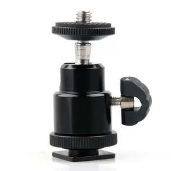 JMFOTO For Camera Tripod LED Light Flash Bracket Holder Mount 1/4 Hot Shoe Adapter Cradle Ball Head with Lock High Quality
JMFOTO For Camera Tripod LED Light Flash Bracket Holder Mount 1/4 Hot Shoe Adapter Cradle Ball Head with Lock High Quality