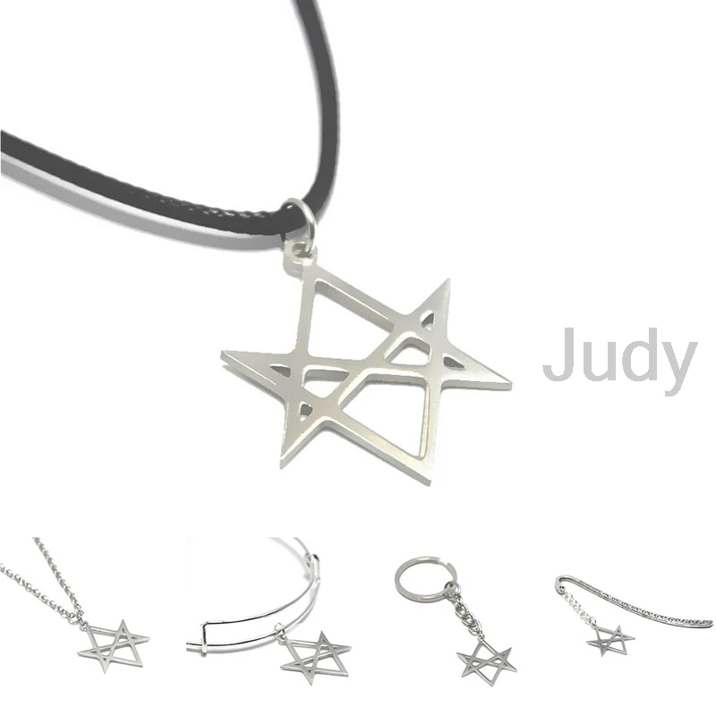 12pcs/lot Unicursal Hexagram Symbol charm necklace Emblem Amulet Talisman bangle keyring bookmark
12pcs/lot Unicursal Hexagram Symbol charm necklace Emblem Amulet Talisman bangle keyring bookmark