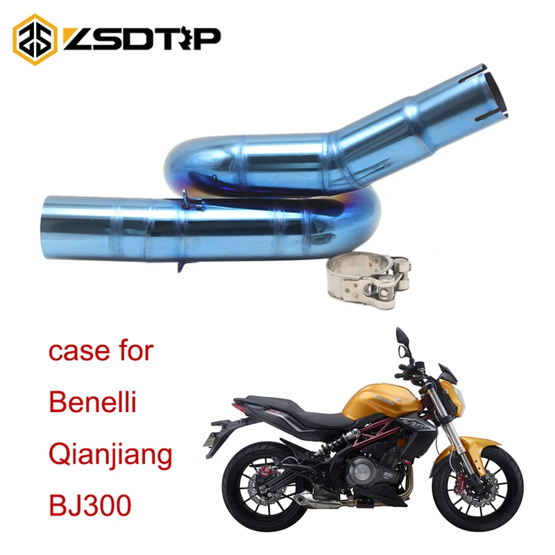 ZSDTRP Motorcycle For Benelli Qianjiang BJ300GS Exhaust Muffler Middle Pipe 50.8mm Muffler Exhaust Mid Link Pipe Escape
ZSDTRP Motorcycle For Benelli Qianjiang BJ300GS Exhaust Muffler Middle Pipe 50.8mm Muffler Exhaust Mid Link Pipe Escape