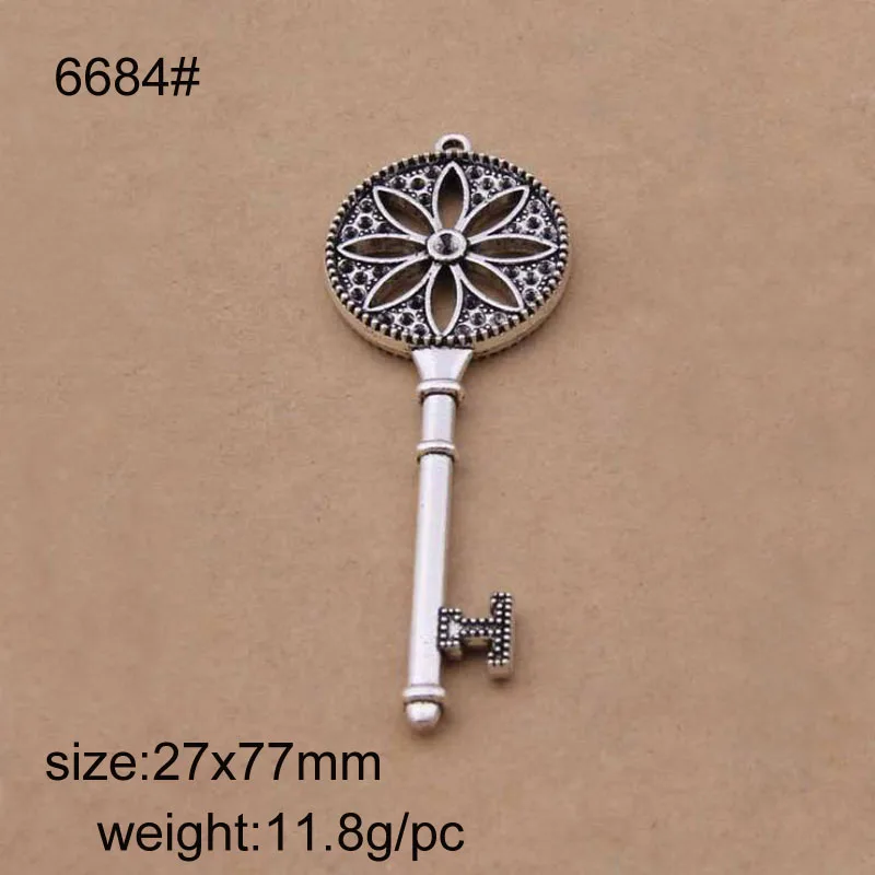 10pcs 27x77mm Antique Silver Zinc Alloy Keys Charms Fine Trendy Pendant Charms Making
10pcs 27x77mm Antique Silver Zinc Alloy Keys Charms Fine Trendy Pendant Charms Making