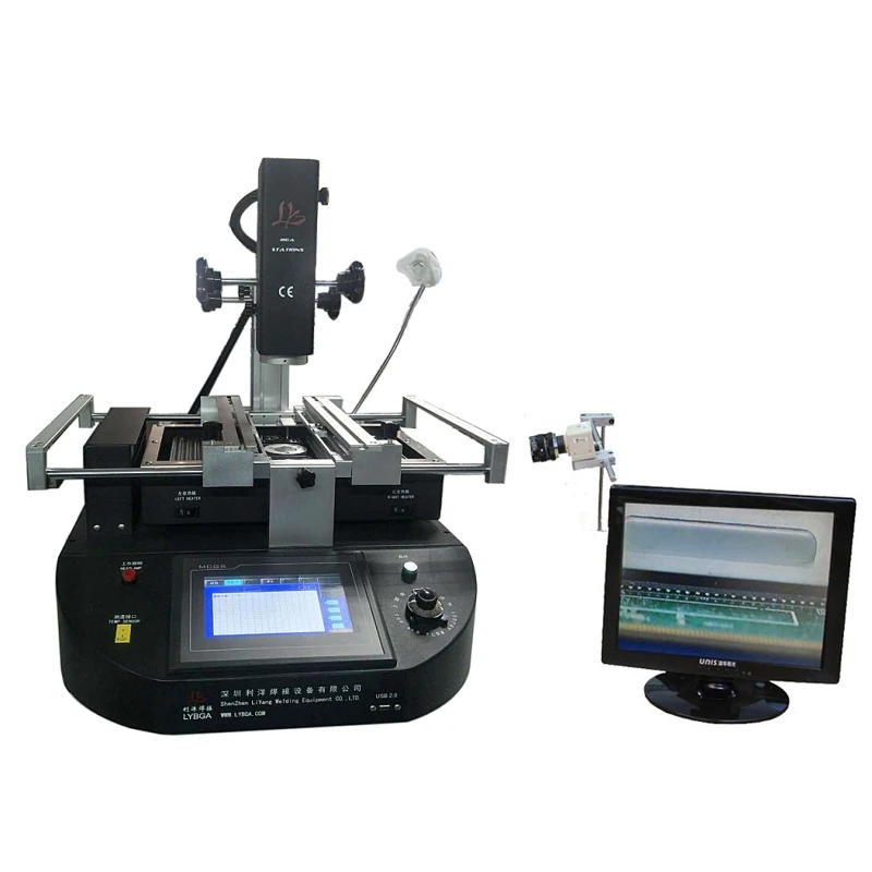 4500W Touch Screen Hot Air 3 zones R5830 BGA Soldering Station R5830C for mobile Chip Laptop Motherboard Chip Repair
4500W Touch Screen Hot Air 3 zones R5830 BGA Soldering Station R5830C for mobile Chip Laptop Motherboard Chip Repair