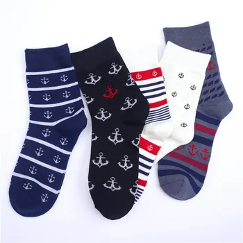 10pcs=5pairs Fashion Spring Men Socks Cotton Breathable Navy Wind Anchor Socks Cozy Happy Socks Black Men's Sox Dropshipping
10pcs=5pairs Fashion Spring Men Socks Cotton Breathable Navy Wind Anchor Socks Cozy Happy Socks Black Men's Sox Dropshipping