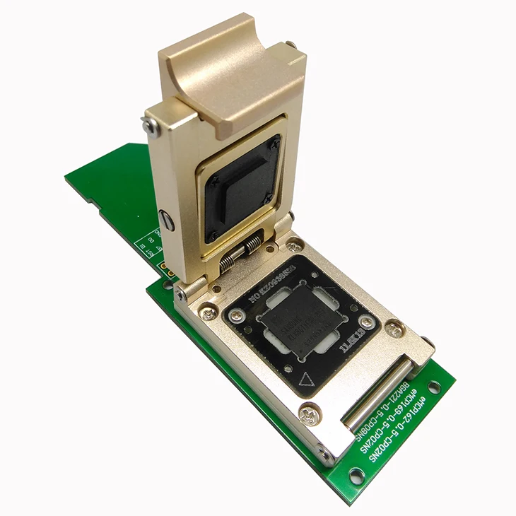 size 11x10mm,for BGA 153 and BGA 169,Pogo Pin eMMC socket to SD adapter,eMMC programmer,High quality and stable performance
size 11x10mm,for BGA 153 and BGA 169,Pogo Pin eMMC socket to SD adapter,eMMC programmer,High quality and stable performance