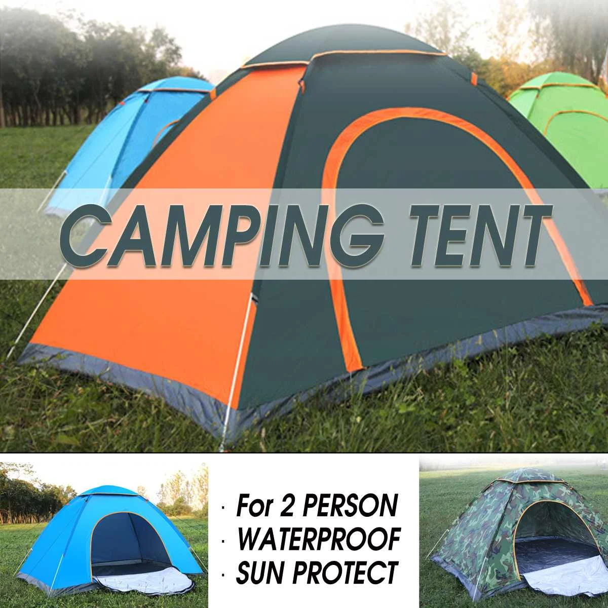 2-3 Person Waterproof Camping Tent Quick Automatic Open Outdoor Portable Shelter Hiking Fishing Travel Anti UV Sun
2-3 Person Waterproof Camping Tent Quick Automatic Open Outdoor Portable Shelter Hiking Fishing Travel Anti UV Sun