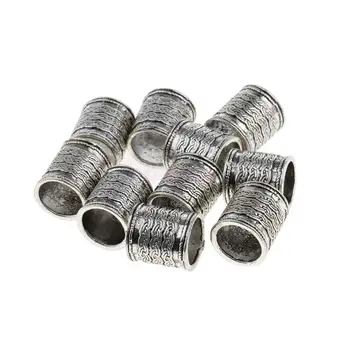 10Pcs Salon Metal Hair Tubes Beads Dreadlocks Braiding Weaving Jewelry Decoration Accessories Professional Weaving Tools
10Pcs Salon Metal Hair Tubes Beads Dreadlocks Braiding Weaving Jewelry Decoration Accessories Professional Weaving Tools