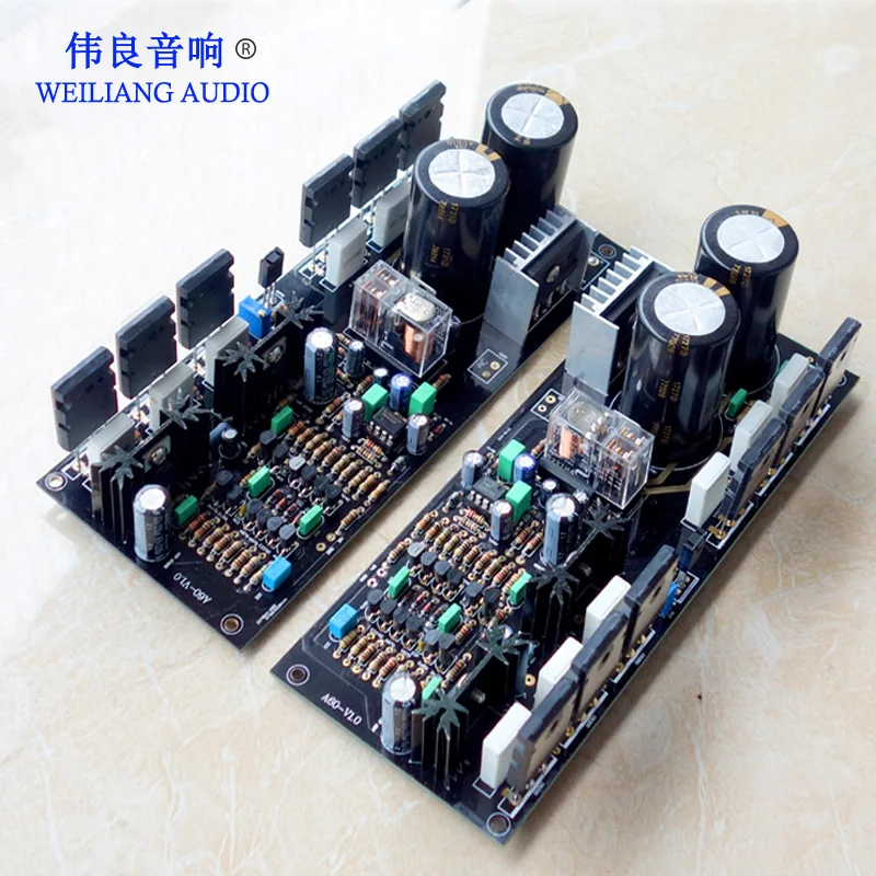 2PCS HiFi 300W *2 2SC5200 A1943 Power Amplifier Board Reference Accuphase A60 Circuit
2PCS HiFi 300W *2 2SC5200 A1943 Power Amplifier Board Reference Accuphase A60 Circuit