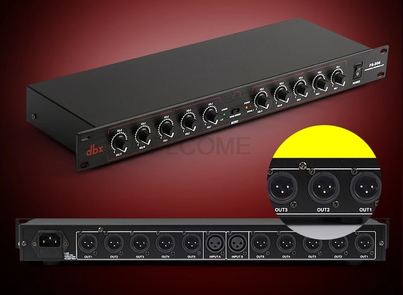 2 in 10 out XLR Audio Distributor Signal Splitter Stereo Mono Distribution 2:10 for Amplifier
2 in 10 out XLR Audio Distributor Signal Splitter Stereo Mono Distribution 2:10 for Amplifier