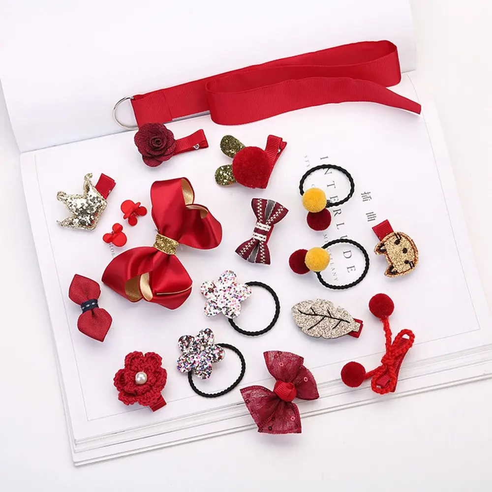 18pcs/set Child Elastic Bowknot Hair Clips Crown Rabbit Flower Hairpins Hair Care Styling Tools Beauty Styling Accessories
18pcs/set Child Elastic Bowknot Hair Clips Crown Rabbit Flower Hairpins Hair Care Styling Tools Beauty Styling Accessories