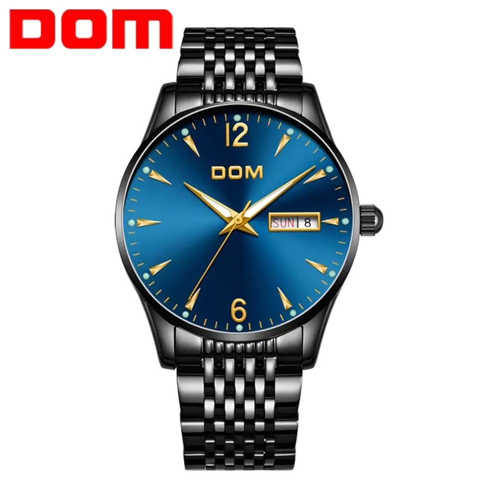 2019 New DOM Blue Dial Fashion Quartz Black Watch Mens Watches Top Brand Luxury Waterproof Clock Relogio Masculino M-11BK-2M89
2019 New DOM Blue Dial Fashion Quartz Black Watch Mens Watches Top Brand Luxury Waterproof Clock Relogio Masculino M-11BK-2M89