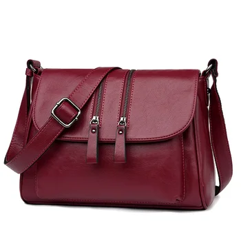 2018 New Double Zipper Women Messenger Bags Soft Women Crossbody Bag Designer Women Pu Leather Handbags High Quality Female Bags
2018 New Double Zipper Women Messenger Bags Soft Women Crossbody Bag Designer Women Pu Leather Handbags High Quality Female Bags