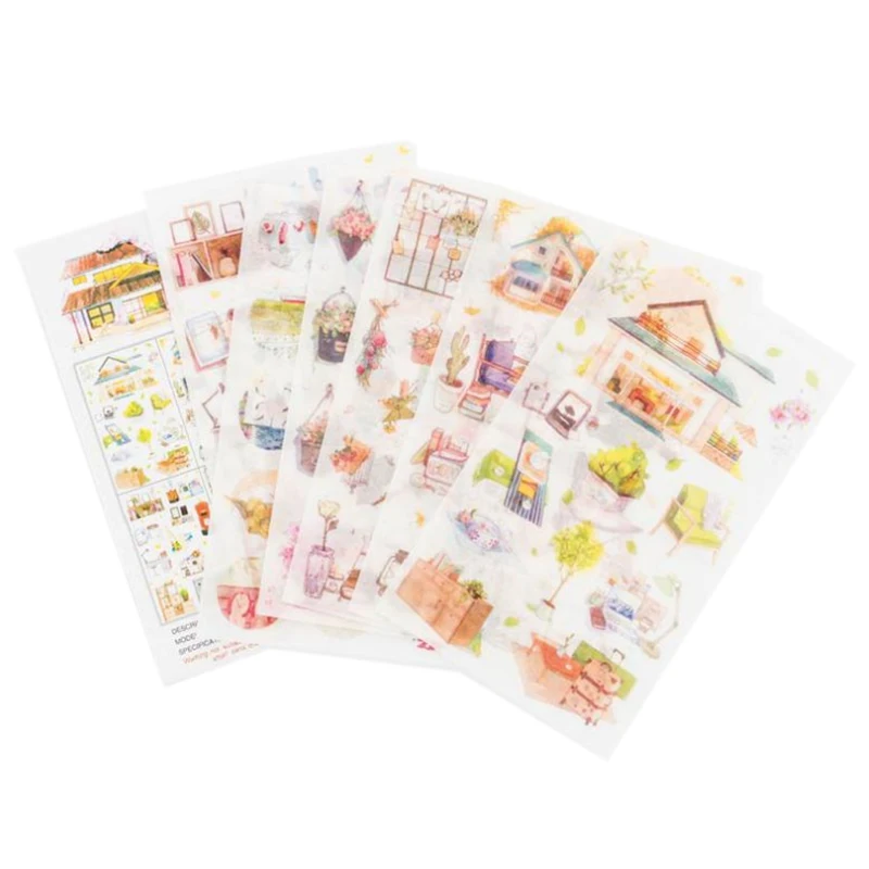 6pcs/lot New Warm home Decorative Scrapbooking Stickers DIY Diary Album Sticker Label
6pcs/lot New Warm home Decorative Scrapbooking Stickers DIY Diary Album Sticker Label