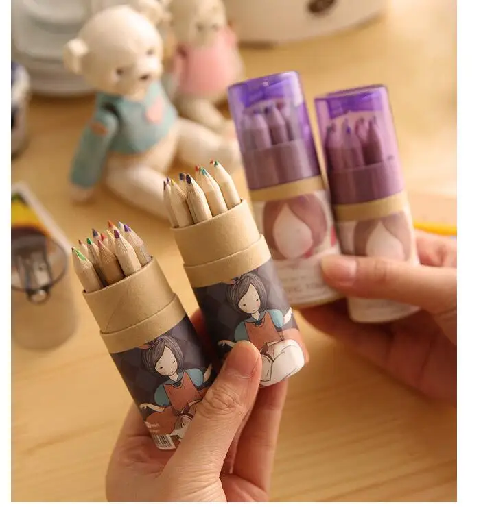1 Barrel 12color cut gril Colored Pencils Wooden Barreled Color Painting Pen Coloring Pencils With Pencil Sharpener Children
1 Barrel 12color cut gril Colored Pencils Wooden Barreled Color Painting Pen Coloring Pencils With Pencil Sharpener Children