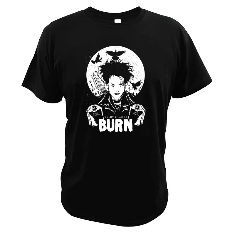 The Cure T Shirt Every Night I Burn Fitness The Crow Cotton Horror Movie Cotton Eric Draven Camisetas Gothic Tshirt
The Cure T Shirt Every Night I Burn Fitness The Crow Cotton Horror Movie Cotton Eric Draven Camisetas Gothic Tshirt