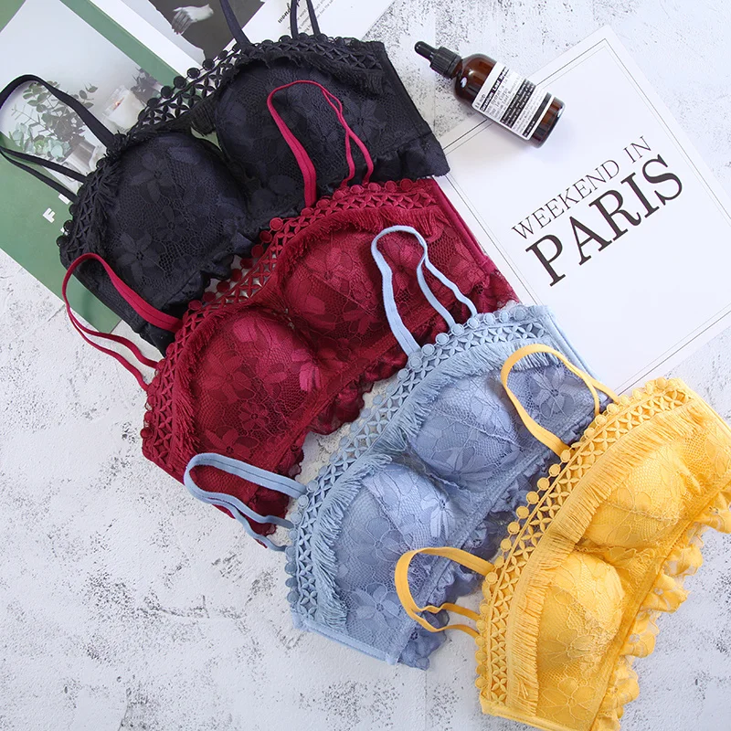 Lace Bras Women Lingerie Set Sleep Clothes Push Up Wire Free Underwear Sets Ladies Sexy Bra & Brief Sets Red Black
Lace Bras Women Lingerie Set Sleep Clothes Push Up Wire Free Underwear Sets Ladies Sexy Bra & Brief Sets Red Black