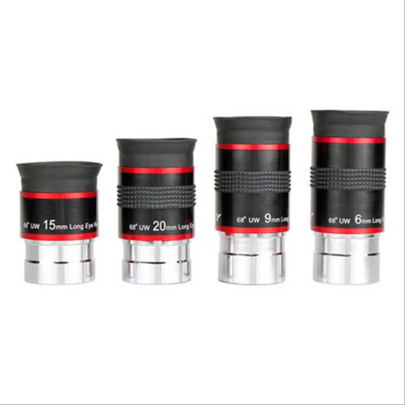 Angeleyes FMC 1.25" 68 Degree Ultra Wide Angle Eyepiece 6mm/9mm/15mm/20mm for Astronomical Telescopes Monocular
Angeleyes FMC 1.25" 68 Degree Ultra Wide Angle Eyepiece 6mm/9mm/15mm/20mm for Astronomical Telescopes Monocular