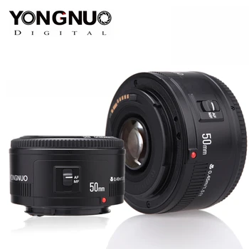 YongNuo YN50mm EF f/1.8 AF Lens 1:1.8 Standard Prime Camera Lens Lenses Aperture Auto Focus Lens for Canon EOS DSLR Cameras 
YongNuo YN50mm EF f/1.8 AF Lens 1:1.8 Standard Prime Camera Lens Lenses Aperture Auto Focus Lens for Canon EOS DSLR Cameras