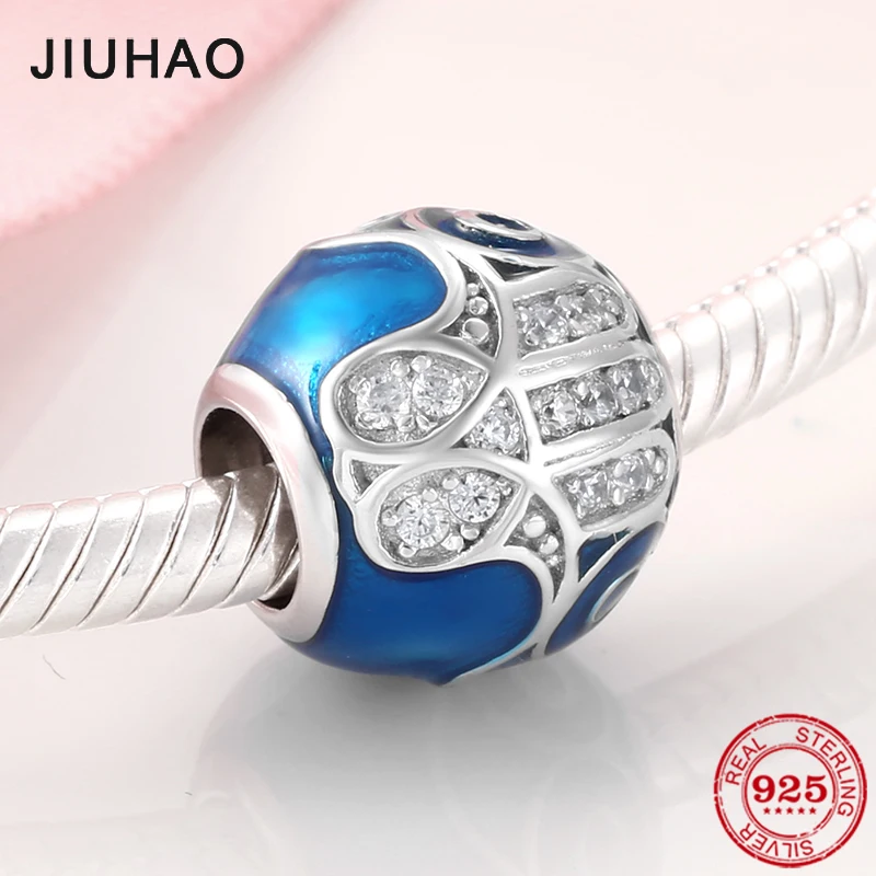 100% Real 925 Sterling Silver Blue Enamel Round Shape Charms Beads Fit Pandora Bracelets Necklace Jewelry Making
100% Real 925 Sterling Silver Blue Enamel Round Shape Charms Beads Fit Pandora Bracelets Necklace Jewelry Making